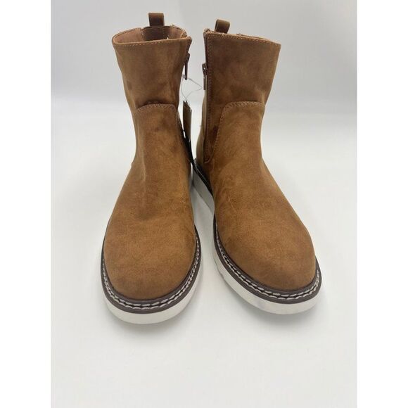 Brand New Universal Thread Faux Suede Chestnut Color Boots‎ Size 10 For Women - Picture 4 of 9